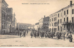 BACCARAT - Grande Rue Après Le 26 Août 1914 - Très Bon état - Baccarat