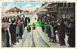 R599042 Canada. Quebec. Dufferin Terrace. Winter Sports The Toboggan Slide. Vale - Monde