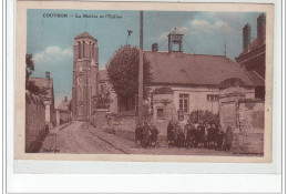 COUVRON - La Mairie Et L'église - Très Bon état - Other & Unclassified