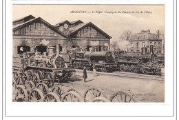 ARGENTAN : Le Depot, Compagnie Du Chemin De Fer De L'ouest - Tres Bon Etat - Argentan