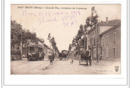 BRON : Grande Rue, Terminus Du Tramway - Tres Bon Etat - Bron