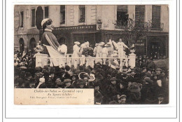 CHALON-sur-SAONE : Carnaval 1913 Au Square Chabas - Tres Bon Etat - Chalon Sur Saone