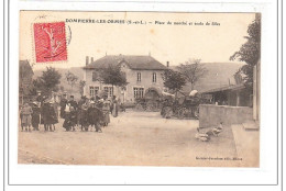 DOMPIERRE-les-ORMES : Place Du Marché Et Ecole De Filles - Etat - Other & Unclassified