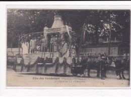 BORDEAUX : Fête Des Vendanges, Organisée à Bordeaux Par La Petite Gironde, Char De La Verrerie - Très Bon état - Bordeaux