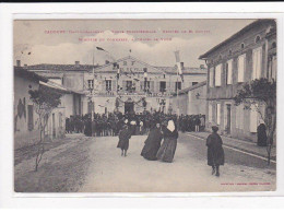 CADOURS : Visite Ministérielle, Arrivée De M. Cruppi, Ministre Du Commerce à L'Hôtel De Ville - Très Bon état - Other & Unclassified