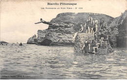 BIARRITZ Pittoresque - Les Plongeurs Au Port Vieux - Très Bon état - Biarritz