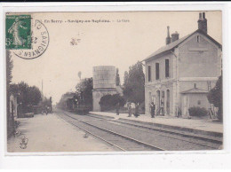 SAVIGNY-EN-SEPTAINE : La Gare - Très Bon état - Autres & Non Classés