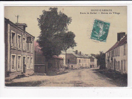 SIGNY-L'ABBAYE : Route De Rethel, Entrée Du Village - Très Bon état - Autres & Non Classés