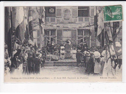 VILLEBON : Le Château, 25 Août 1912, Souvenir Du Festival - Très Bon état - Sonstige & Ohne Zuordnung