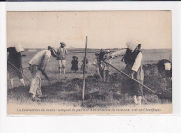 NOIRMOUTIER : La Fabrication Du Bouza, Composé De Paille Et D'excrément De Bestiaux, Sert Au Chauffage - état - Noirmoutier