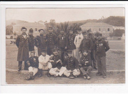 HYERES : Militaires, Infanterie Coloniale - Très Bon état - Hyeres