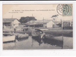 HYERES : Les Vieux-Salins, Les Restaurants Du Port - état - Hyeres