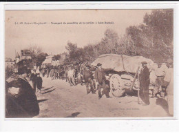 SAINT-RAPHAEL : Transport Du Monolithe De La Carrière à La Ville - Très Bon état - Saint-Raphaël