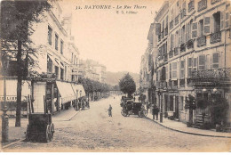 BAYONNE - La Rue Thiers - Très Bon état - Bayonne