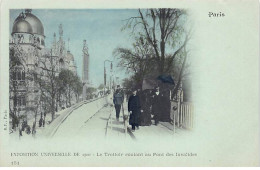 PARIS - Exposition Universelle De 1900 - Le Trottoir Roulant Au Pont Des Invalides - Très Bon état - Paris (08)