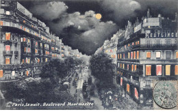 PARIS , La Nuit - Boulevard Montmartre - Très Bon état - Arrondissement: 02