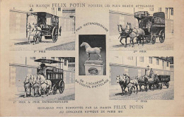PARIS - La Maison " Félix Potin " Possède Les Plus Beaux Attelages - Quelques Prix Remportés - Très Bon état - Distretto: 02