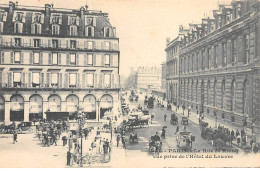 PARIS - La Rue De Rivoli, Vue Prise De L'Hôtel Du Louvre - Très Bon état - Arrondissement: 01