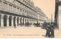 PARIS - La Rue Castiglione Et La Colonne Vendôme - Très Bon état - Paris (01)