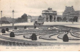 PARIS - La Place Du Carrousel - Le Nouveau Jardin Et L'Arc De Triomphe - Très Bon état - Arrondissement: 01