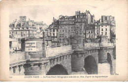 PARIS - Ancien Paris - Le Pont Neuf ; Lithographie Exécutée En 1850 - Très Bon état - Arrondissement: 01