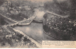 PARIS - A Bord Du Dirigeable Militaire Eclaireur Conté - Panorama Vers Le Quartier Notre Dame - Très Bon état - Paris (01)