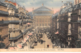PARIS - L'Avenue De L'Opéra, Vue Prise De L'Hôtel Du Louvre - Très Bon état - Distretto: 01