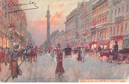 PARIS - La Colonne Et La Place Vendôme - état - Arrondissement: 01