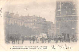 PARIS - Catastrophe Du Métropolitain (10 Août 1903) - Funérailles - Arrivée D'un Convoi à Notre Dame - Très Bon état - Distrito: 01