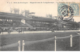 PARIS - Bois De Boulogne - Hippodrome De Longchamps - Les Tribunes - Très Bon état - Arrondissement: 16