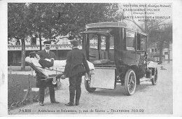 PARIS - Ambulance Et Infirmiers - Rue De Sèvres - Voiture UNIC - état - Distrito: 06