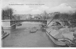 PARIS - La Seine Pittoresque - Le Pont De Sully, Rive Droite - Très Bon état - District 05