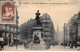 PARIS - La Place Maubert Et La Statue D'Etienne Dolet - Très Bon état - District 05