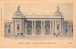 PARIS - Exposition De 1900 - La Porte Monumentale Du Grand Palais - Très Bon état - Paris (08)