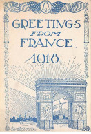 PARIS - Greeting From France 1918 - état - Paris (08)