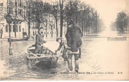 PARIS - Inondations De Janvier 1910 - Le Cours La Reine - Très Bon état - Paris (08)