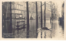 PARIS - " Paris Inondé " - Boulevard Haussmann - Très Bon état - Paris (08)