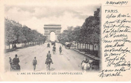PARIS - L'Arc De Triomphe Et Les Champs Elysées - Très Bon état - Arrondissement: 08