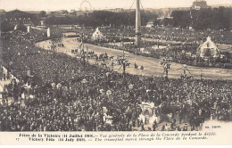 PARIS - Fêtes De La Victoire - 14 Juillet 1919 - Vue Générale De La Place De La Concorde - Très Bon état - Arrondissement: 08