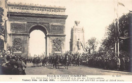 PARIS - Fêtes De La Victoire - 14 Juillet 1919 - Les Maréchaux Foch Et Joffre - Très Bon état - Paris (08)