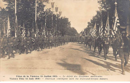 PARIS - Fêtes De La Victoire - 14 Juillet 1919 - Le Défilé Des Drapeaux Américains - Très Bon état - Distrito: 08