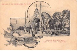 PARIS - Exposition Universelle De 1900 - La Porte Monumentale De La Place De La Concorde - Très Bon état - Paris (08)