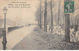 PARIS - Crue De La Seine 1910 - Gare De La Bourdonnais - Ligne Des Invalides - état - Arrondissement: 07