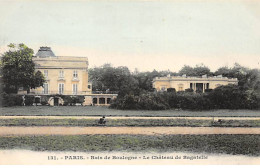 PARIS - Bois De Boulogne - Le Château De Bagatelle - Très Bon état - Distrito: 16