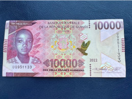 GUINEA P49Ac 10000 Or 10.000 FRANCS 2022 UNC. - Guinea