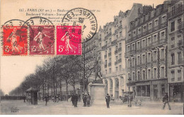 PARIS - Boulevard Richard Lenoir Au Boulevard Voltaire - Statue Du Sergent Bobillot - F. F. - Très Bon état - Arrondissement: 11