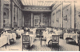 PARIS - Hotel Moderne - Le Restaurant - Place De La République - Très Bon état - District 11