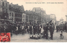 PARIS - Cavalcade Du Boeuf Gras 1907 - Arrêt Place Des Abattoirs - Très Bon état - Arrondissement: 11