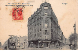 PARIS - Avenue De La République Et Boulevard Ménilmontant - état - District 11