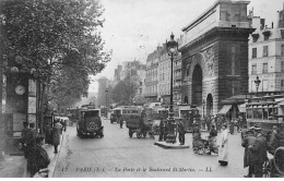 PARIS - La Poste Et Le Boulevard Saint Martin - Très Bon état - Distrito: 10